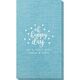 Confetti Dots Oh Happy Day Bamboo Luxe Guest Towels Image 3 of 3
